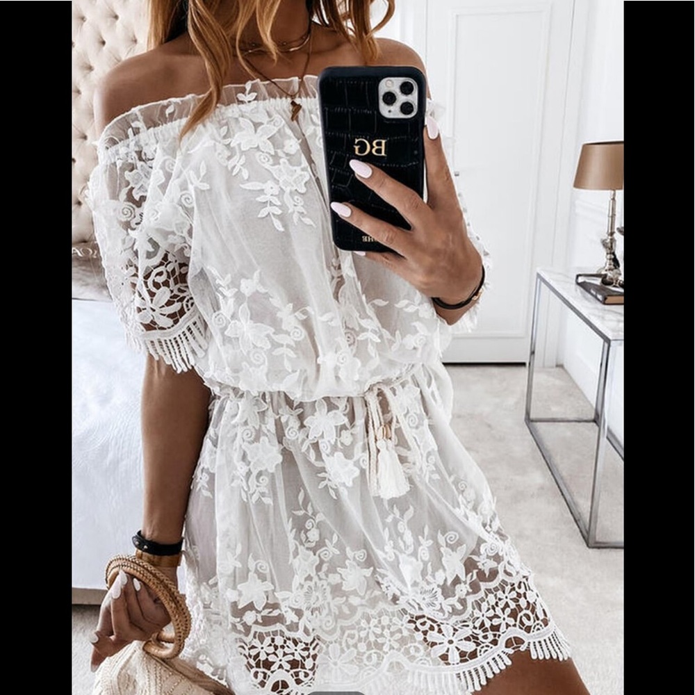 White Lace Sundress